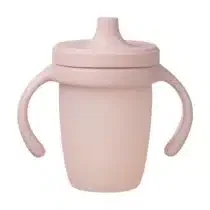 BBox gobelet à bec silicone bébé 6 mois rose