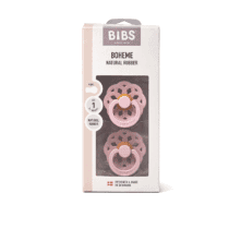 BIBS Lot de 2 Sucettes Boheme Blush Mauve