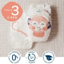 Biolane Couches Naturelles 52 unités Taille 3 4-9 kg