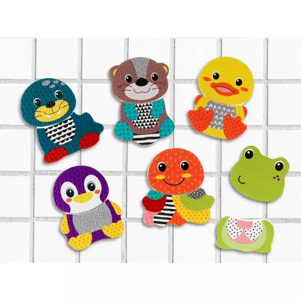 Infantino autocollants de bain bébé Mix & Match Pals 4m+ -2- bebemaman