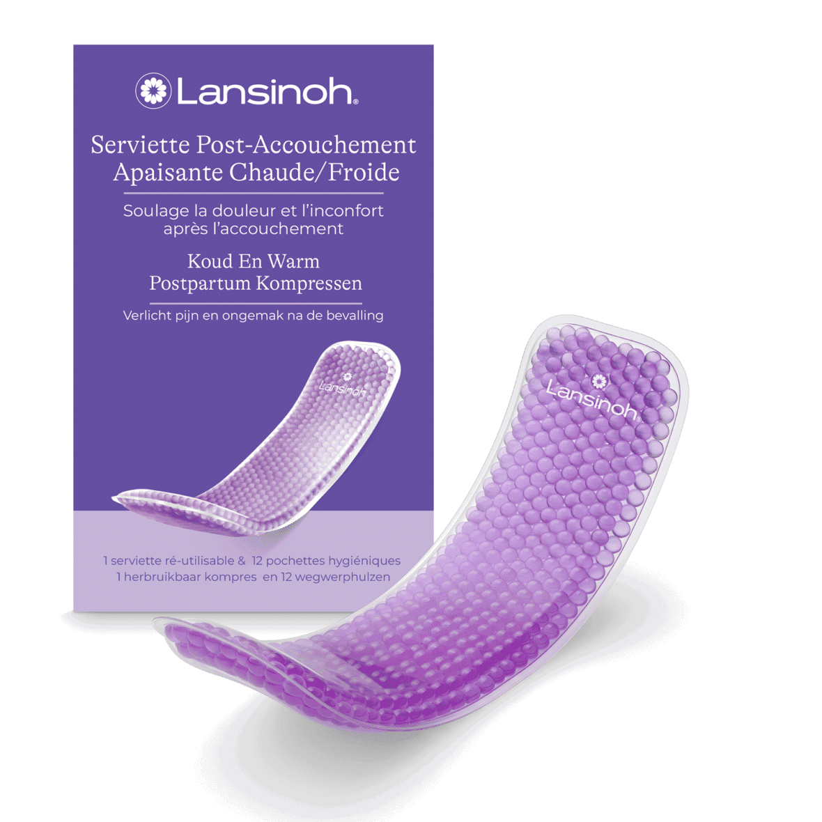 Lansinoh Serviette Post-Accouchement Apaisante Chaude et Froide