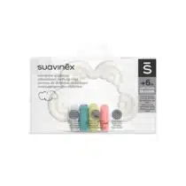 Suavinex anneau de dentition ludique bébé gris 6 mois