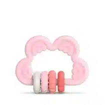 Suavinex anneau de dentition ludique rose bébé 6 mois