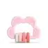 Suavinex anneau de dentition ludique rose bébé 6 mois