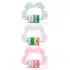 Suavinex anneau de dentition ludique rose bébé 6 mois