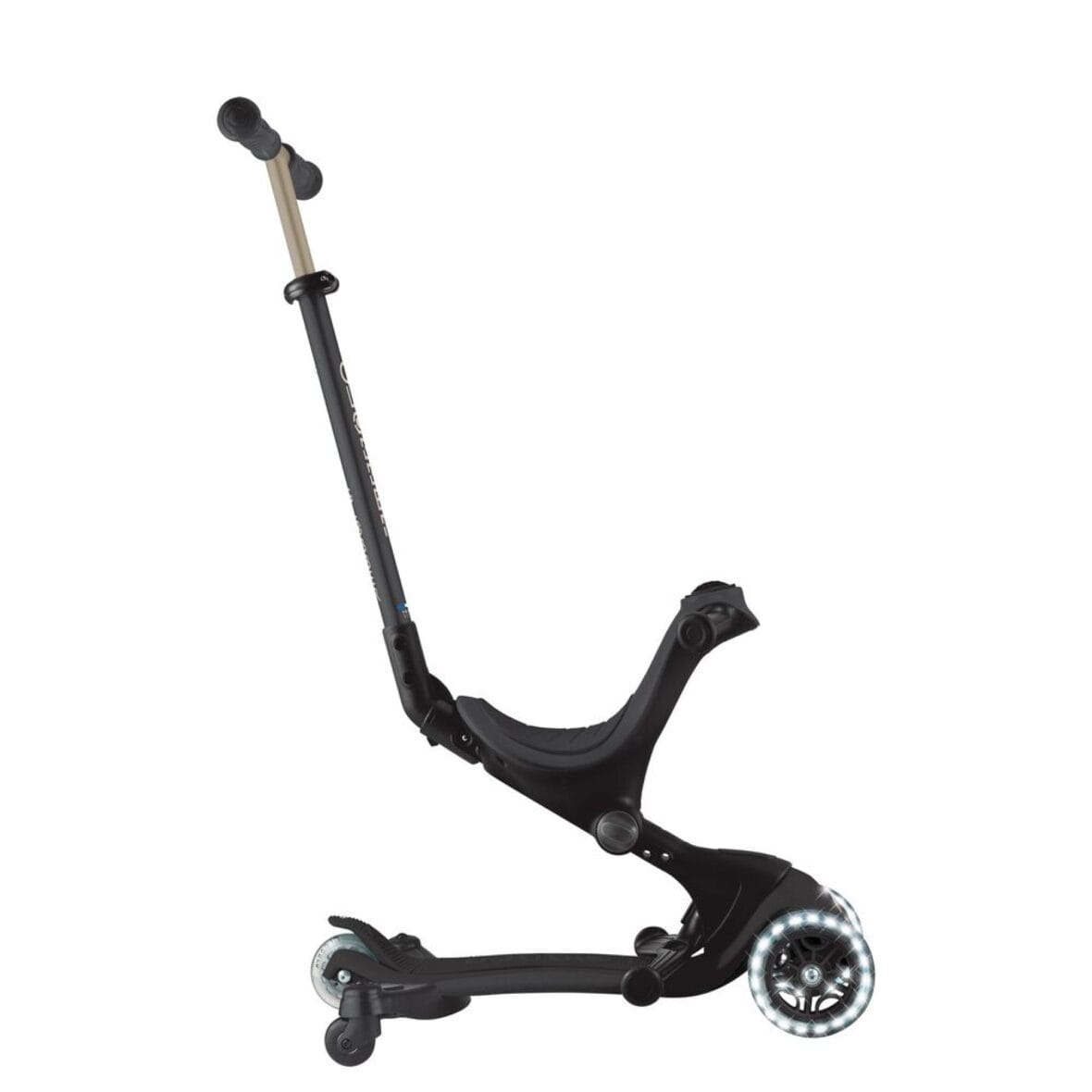Trottinette évolutive Globber Go-Up Deluxe Lights Eco 360° Noir -3- bebemaman