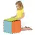 dalles mousse bébé Ludi multicolore 90x90cm tapis de jeu bébé