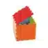 dalles mousse bébé Ludi multicolore 90x90cm tapis de jeu bébé