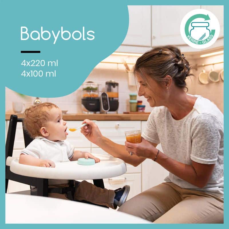BABYMOOV Babybols En Verre X8 4x100ml+4x220ml -2- bebemaman