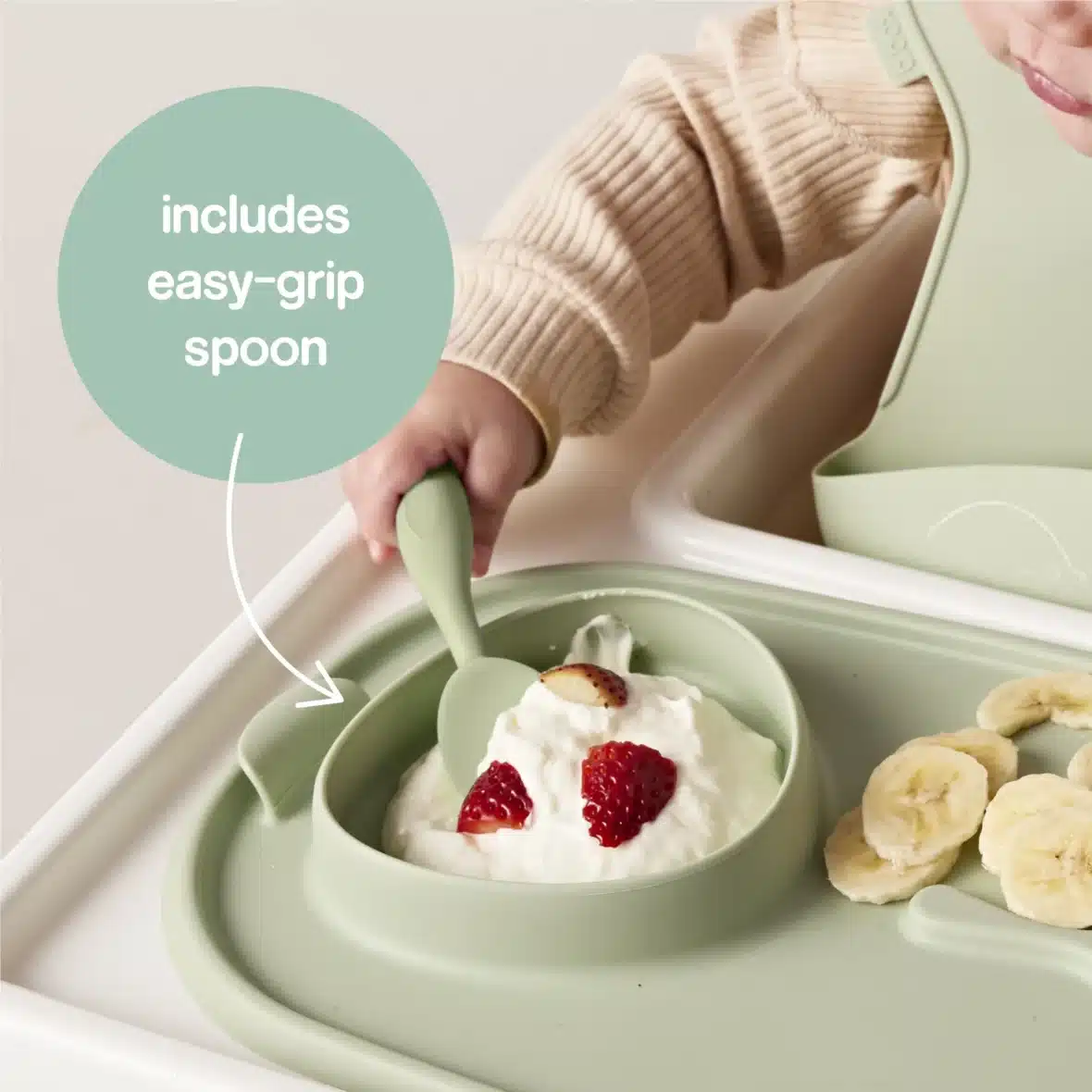 BBox Tapis de Repas en Silicone Roll + Go Sage -2- bebemaman