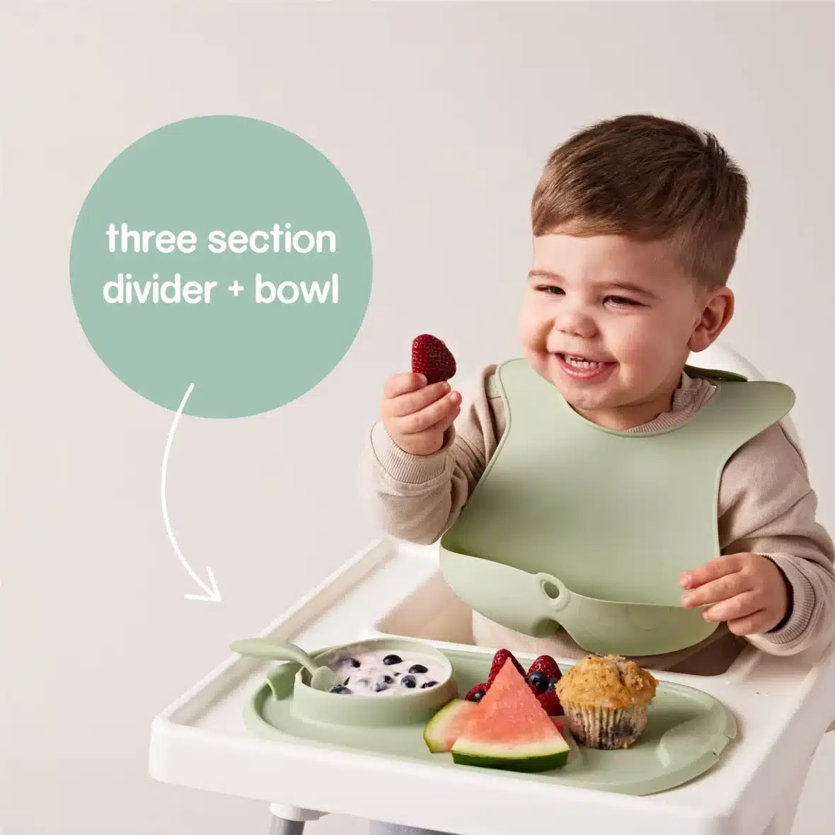 BBox Tapis de Repas en Silicone Roll + Go Sage -4- bebemaman