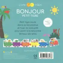 Gründ Bonjour Petit Tigre - Un livre Puzzle Avec Un Train à Assembler