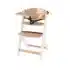 Kinderkraft Chaise haute enfant évolutive Enock en Bois Blanc
