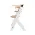 Kinderkraft Chaise haute enfant évolutive Enock en Bois Blanc