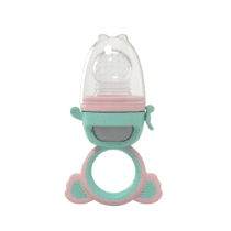 Mammia sucette grignoteuse et anneau de dentition en silicone 9m+ Rose