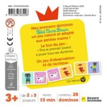 Petit Ours Brun Mes Premiers Dominos 3 ans+