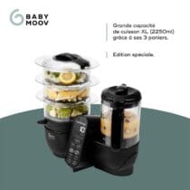 Babymoov Robot Cuiseur Multifonction Nutribaby(+) XL Noir