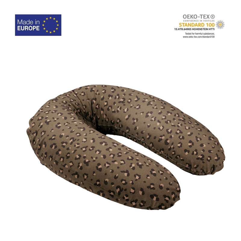 Doomoo Coussin d’Allaitement et Maternité Buddy Leopard Bronze -6- bebemaman