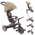 Globber Tricycle Explorer 4en1 Évolutif Taupe