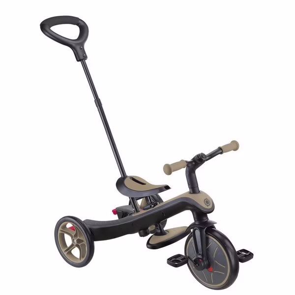 Globber Tricycle Explorer 4en1 Évolutif Taupe -2- bebemaman