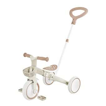 Globber Tricycle d’Apprentissage 3en1 12mois à 3ans Taupe -2- bebemaman