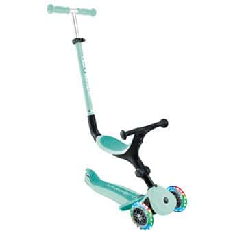 Globber Trottinette évolutive Go Up Active Eco 3 Lights Menthe