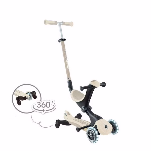 Globber Trottinette évolutive Go Up Active Eco 3 Taupe -4- bebemaman