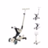 Globber Trottinette évolutive Go Up Active Eco 3 Taupe