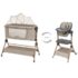 KikkaBoo Berceau Cododo et Chaise haute 2en1 Sleat Me Beige