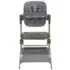 KikkaBoo Berceau Cododo et Chaise haute 2en1 Sleat Me Gris