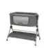 KikkaBoo Berceau Cododo et Chaise haute 2en1 Sleat Me Gris