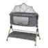 KikkaBoo Berceau Cododo et Chaise haute 2en1 Sleat Me Gris