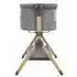 KikkaBoo Berceau Cododo et Chaise haute 2en1 Sleat Me Gris