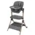 KikkaBoo Berceau Cododo et Chaise haute 2en1 Sleat Me Gris