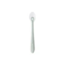 Kikkaboo Cuillère Silicone avec étui Sage