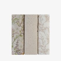 Kikkaboo Lot de 3 Langes en Mousseline Secret Garden beige