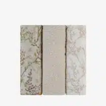 Kikkaboo Lot de 3 Langes en Mousseline Secret Garden beige