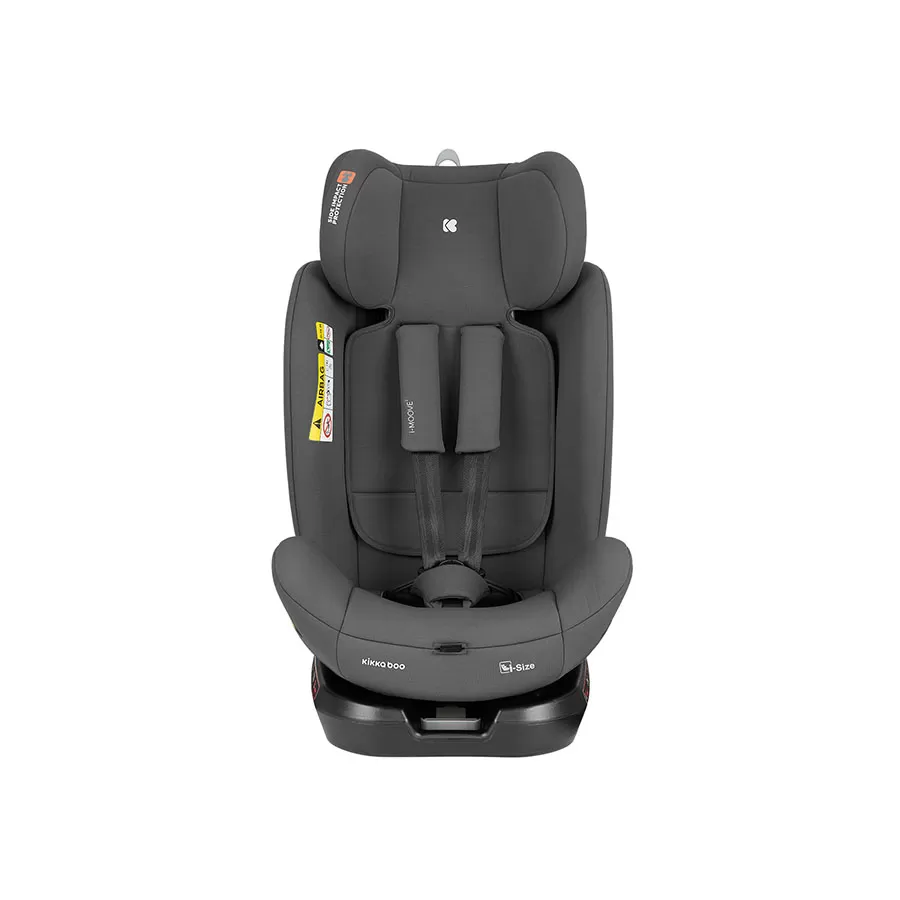 Kikkaboo Siège Auto i-Moove 2 i-Size Gris foncé -6- bebemaman