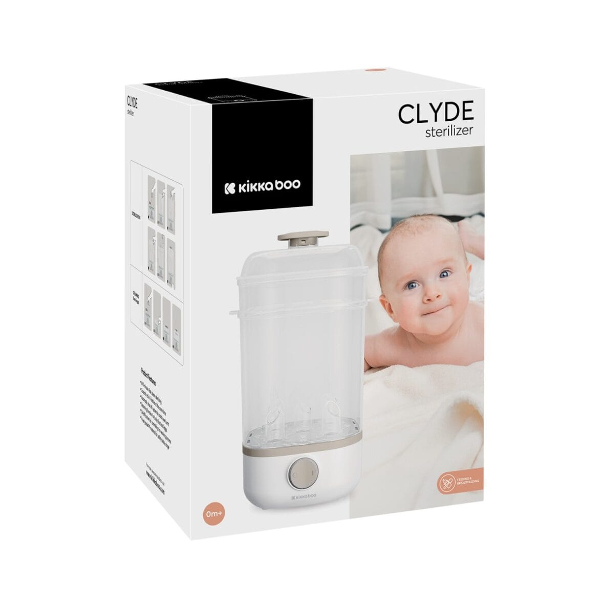 Kikkaboo Stérilisateur Clyde Beige -7- bebemaman