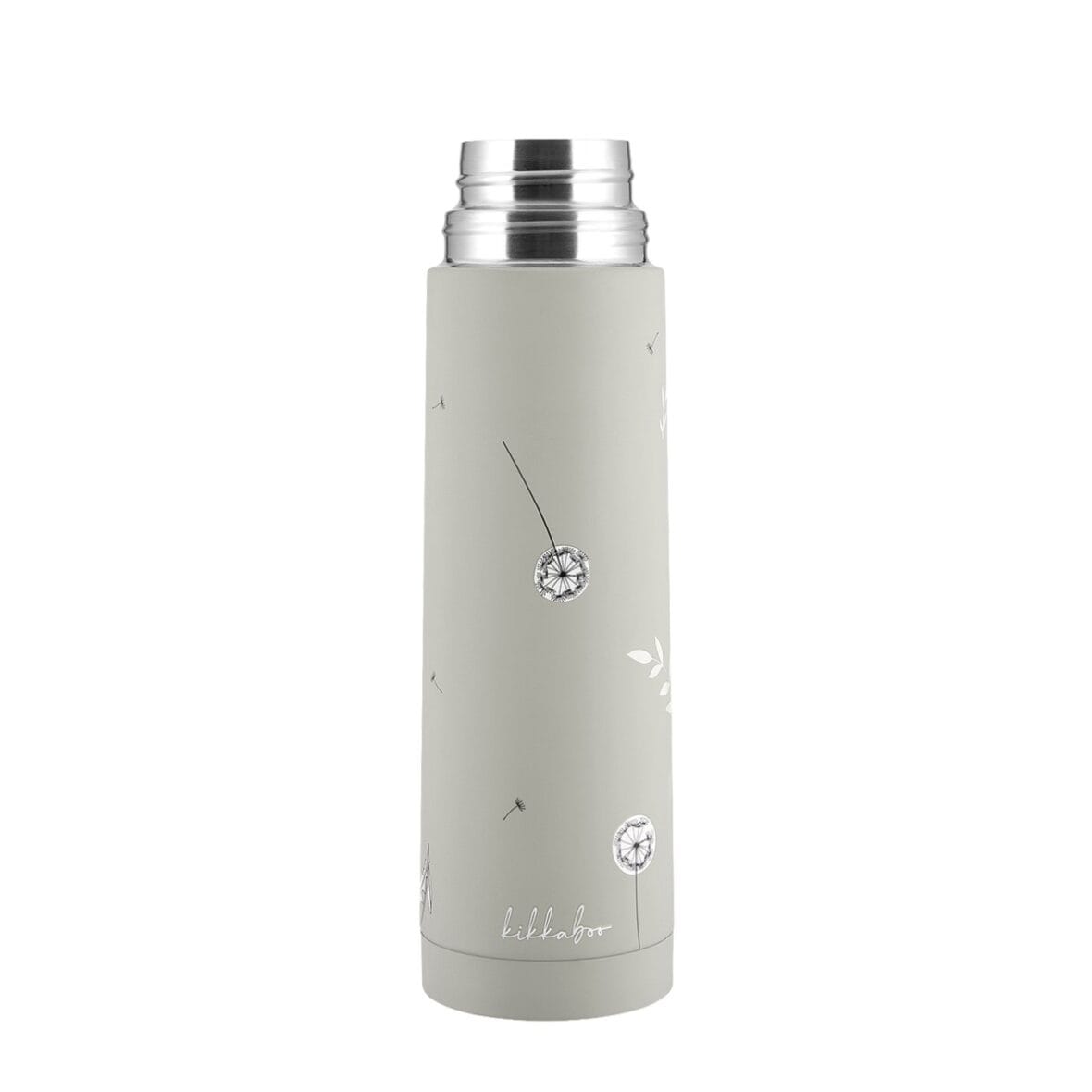 Kikkaboo Thermos Isotherme 500ml Flora Sand -3- bebemaman