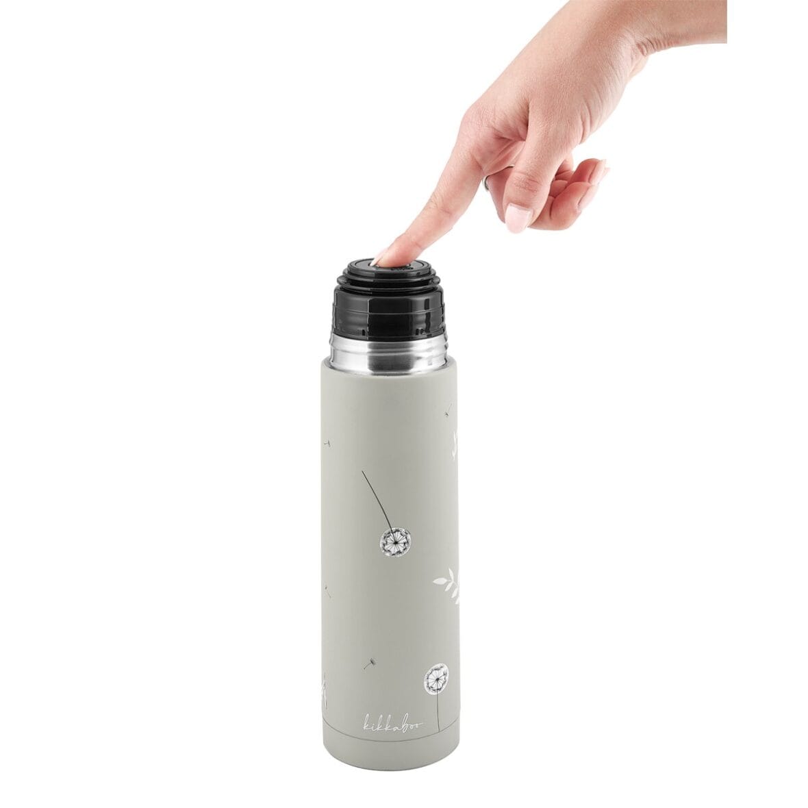 Kikkaboo Thermos Isotherme 500ml Flora Sand -6- bebemaman