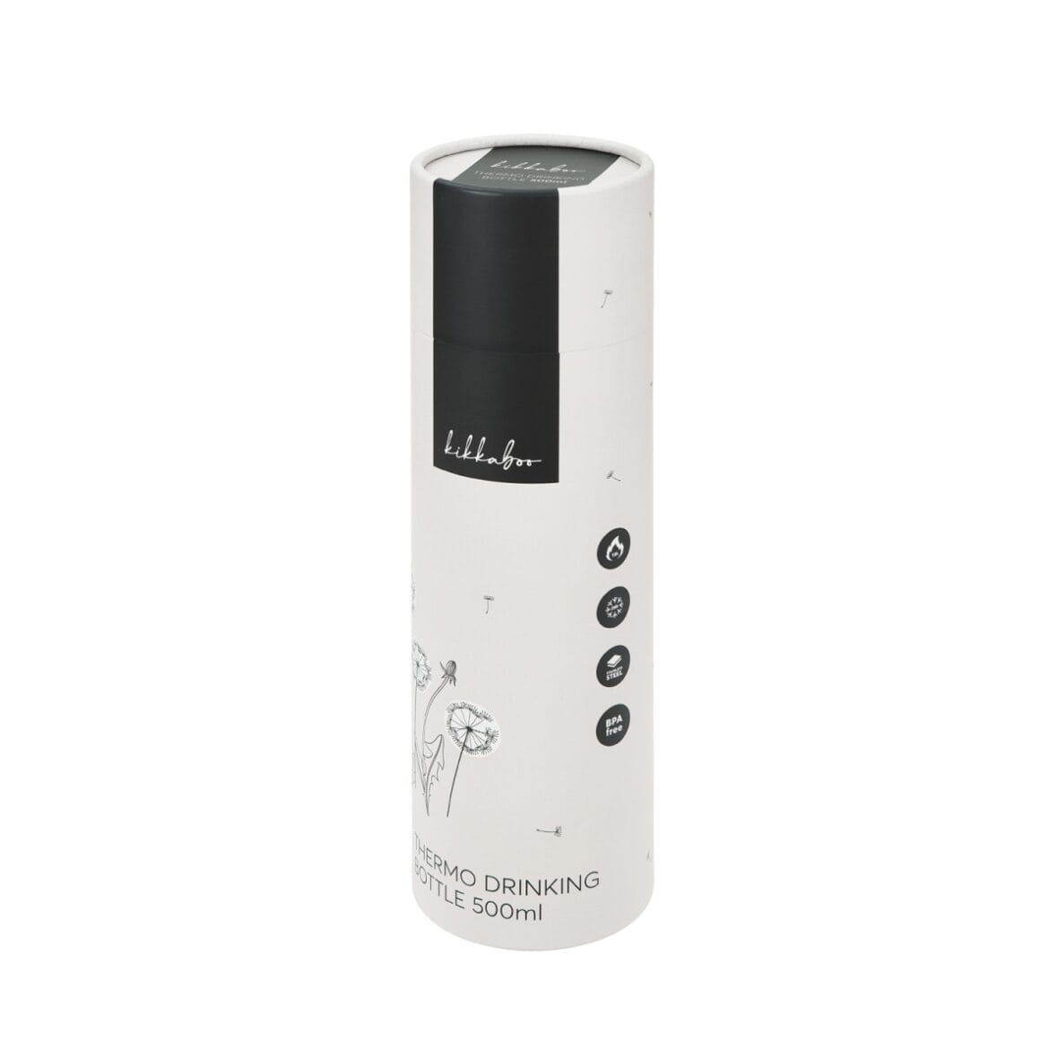 Kikkaboo Thermos Isotherme 500ml Flora Sand -7- bebemaman