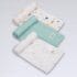 Lionelo Leaf lot de 3 langes en bambou lavables 70×70