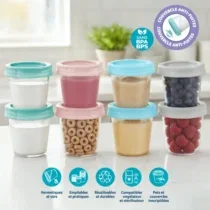 Mammia Pots de Conservation Pour Lait Maternel et Repas de bébé -1- bebemaman