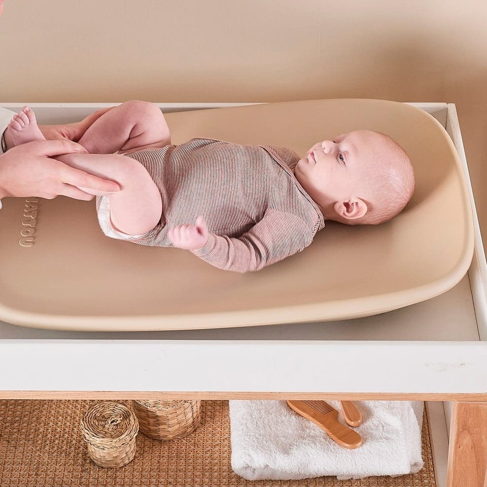 Nattou Matelas à Langer en Mousse Softy Beige -7- bebemaman