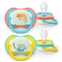 Philips Avent Lot 2 Sucettes Ultra Air Nuit 18m+