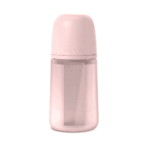 Suavinex Biberon en Silicone Transparent 240ml +3m Rose