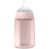 Suavinex Biberon en Silicone Transparent 240ml +3m Rose