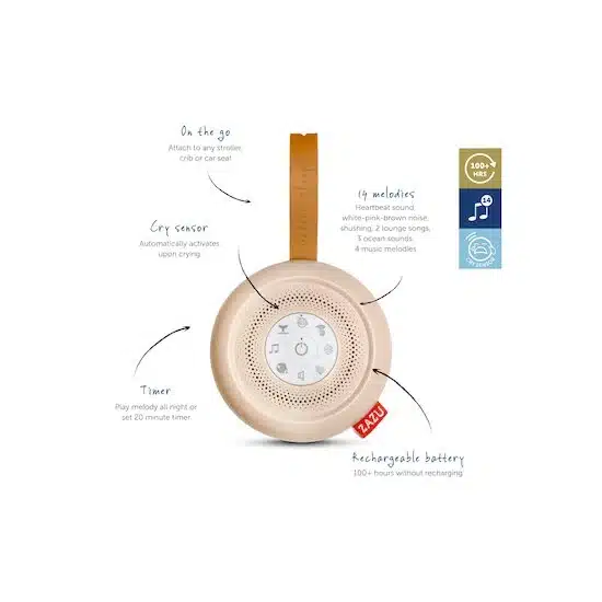 Zazu Veilleuse Suzy Deluxe Module à Sons Apaisant Pour Bébé -3- bebemaman