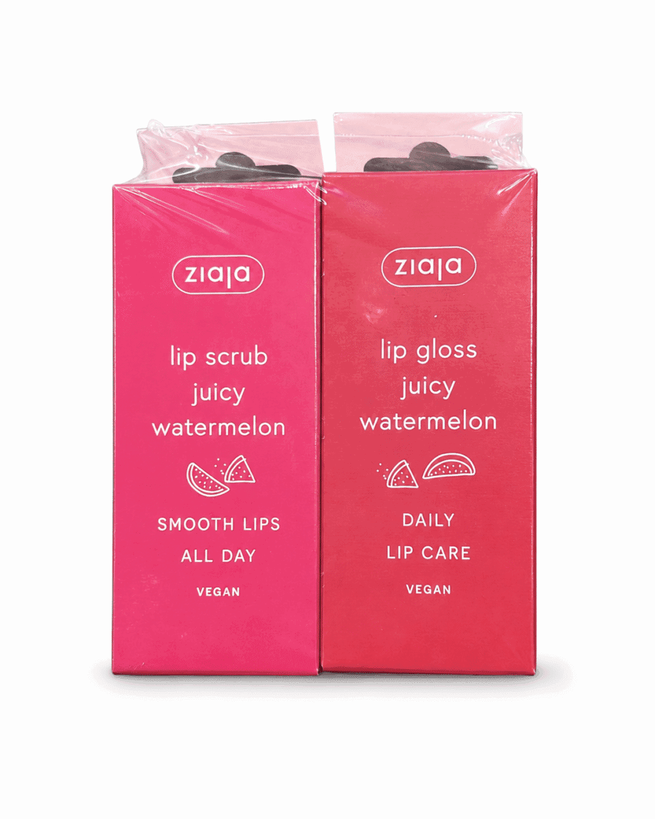 Ziaja Gommage et Gloss Pour Les Levres A La Pasteque